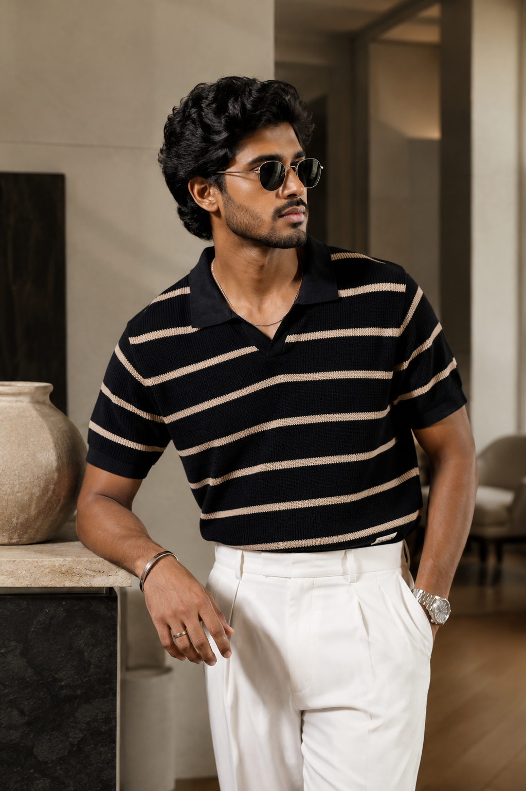 ZACCAI Club Knit Polo - Image 3